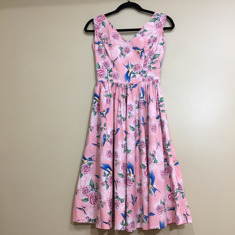 Vintage print dress
